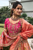 Stunning Multi Color Stone Work Banarasi Silk Wedding Lehenga Choli