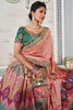 Surprising Multi Color Embroidered Banarasi Silk Wedding Lehenga Choli