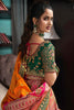 Delightful Multi Color Embroidered Banarasi Silk Wedding Lehenga Choli