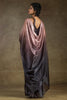 Dazzling Peach Chiffon Party Wear Pre-Stitched Saree With Blouse