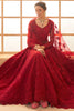 Amazing Red Thread Work Net Function Wear Lehenga Choli With Dupatta