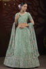 Gorgeous Green Sequins Net Wedding Wear Lehenga Choli With Dupatta