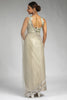 Enjoyable Pista-Green Lace Work Net Event Wear Pre-Stitched Saree