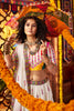 Marvelous White Mirror Work Silk Navratri Wear Lehenga Choli And Dupatta