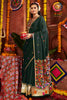 Tantalizing Green Embroidered Cotton Navratri Lehenga Choli With Dupatta