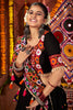 Tantalizing Black Mirror Work Cotton Festival Wear Lehenga Choli With Dupatta