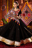 Tantalizing Black Mirror Work Cotton Festival Wear Lehenga Choli With Dupatta