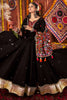 Tantalizing Black Mirror Work Cotton Festival Wear Lehenga Choli With Dupatta