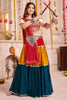 Stunning Multi-Color Cotton Navratri Special Lehenga Choli With Printed Dupatta