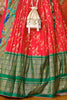 Lovable Red Sequins Silk Wedding Wear Lehenga Choli With Dupatta