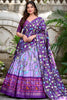 Astonishing Lavender Patola Printed Silk Event Wear Lehenga Choli