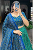 Wonderful Blue Printed Tussar Silk Traditional Lehenga Choli