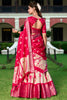 Incredible Cream Shibori Printed Silk Lehenga Choli With Dupatta