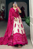 Wonderful Pink Bandhani Printed Silk Traditional Lehenga Choli