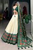 Charming Green Patola Printed Tussar Silk Festival Wear Lehenga Choli