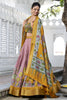 Beautiful Mauve Kalamkari Print Dola Silk Traditional Lehenga Choli