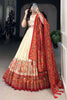 Wonderful Off-White Foil Work Tussar Silk Traditional Lehenga Choli