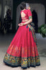 Precious Pink Digital Printed Tussar Silk Festival Wear Lehenga Choli
