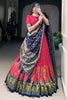 Precious Pink Digital Printed Tussar Silk Festival Wear Lehenga Choli