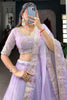 Marvelous Lavender Sequins Work Silk Engagement Wear Lehenga Choli