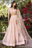 Lovable Light Pink Thread Work Gold Crush Reception Lehenga Choli
