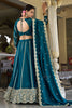 Fabulous Blue Thread Work Silk Wedding Wear Lehenga Choli With Dupatta