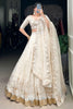 Tantalizing Off-White Sequins Work Silk Wedding Wear Lehenga Choli