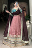 Enjoyable Dusty Pink Thread Embroidered Silk Reception Lehenga Choli