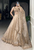 Beautiful Golden Sequins Organza Wedding Lehenga Choli With Dupatta