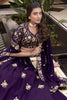 Pretty Purple Embroidered Silk Wedding Wear Lehenga Choli With Dupatta