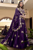 Pretty Purple Embroidered Silk Wedding Wear Lehenga Choli With Dupatta