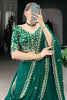 Gorgeous Green Thread Work Georgette Event Wear Lehenga Choli