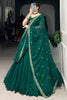 Gorgeous Green Thread Work Georgette Event Wear Lehenga Choli