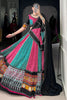 Gorgeous Pink Bandhani Printed Rayon Navratri Wear Lehenga Choli