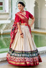 Beautiful Off-White Patola Printed Silk Festival Wear Lehenga Choli