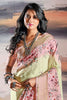 Astonishing Light Pink Digital Print Satin Function Wear Saree