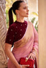 Fantastic Light Mauve Weaving Tissue Silk Event Wear Saree With Blouse