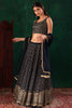 Adorable Blue Sequins Georgette Party Wear Lehenga Choli With Dupatta