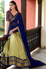 Flamboyant Pista Green Zari Weaving Silk Traditional Lehenga Choli