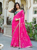 LOEELY PINK GOTTA PATTI WORK GEORGETTE PARTY WEAR SAREE WITH BLOUSE