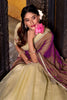 Elegant Yellow Zari Weaving Silk Festival Wear Half Saree Lehenga