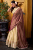 Elegant Yellow Zari Weaving Silk Festival Wear Half Saree Lehenga