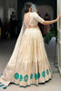 Attractive Off-White Weaving Work Silk Wedding Wear Lehenga Choli