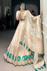 Attractive Off-White Weaving Work Silk Wedding Wear Lehenga Choli
