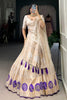 Enchanting Off-White Weaving Work Silk Traditional Lehenga Choli