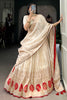 Captivating Off-White Weaving Work Silk Function Wear Lehenga Choli