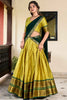 Memorable Parrot Green Zari Weaving Silk Traditional Lehenga Choli