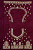 Wonderful Dark Maroon Velvet Bridal Lehenga Choli With Double Dupatta