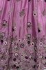 Pretty Lilac Color Sequins Chinon Wedding Wear Lehenga Choli