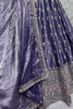 Incredible Purple Sequins Work Silk Designer Lehenga Choli